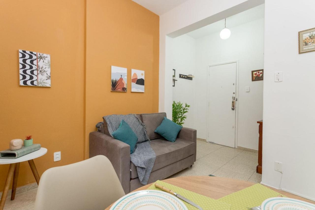Conforto E Relax, Caminhando Para A Praia De Copacabana, Quarto E Sala, Completo, Com Wi Fi, Cozinha, Ar Condicionado Rio de Janeiro Exteriör bild